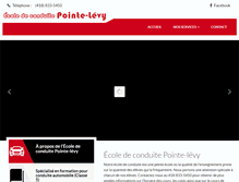 Tablet Screenshot of ecoledeconduitepointe-levy.com